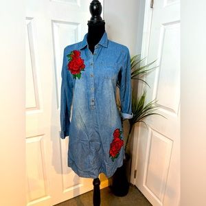 JFJ Chambray Shirt Dress